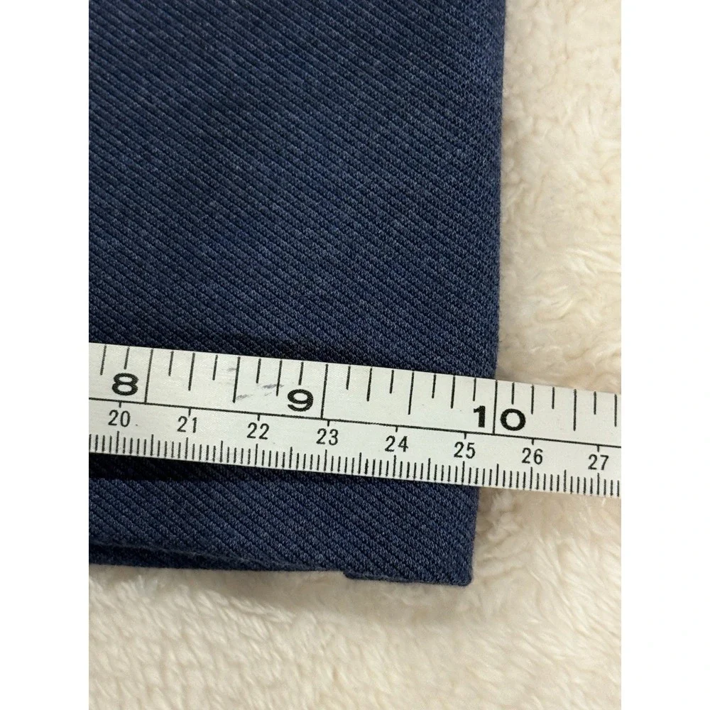 NWT Talbots Women's MONTAUK Pants Sz 22W Blue High Waist Ankle Flare Leg Pull-On